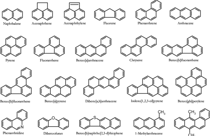 Structures-of-the-16-US-EPA-PAHs-and-selected-alkyl-PAHs-and-heterocyclic-compounds